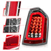 Anzo USA 321344 Tail Light Assembly; LED; w/Chrome Sequential Lens; Pair; - Truck Part Superstore