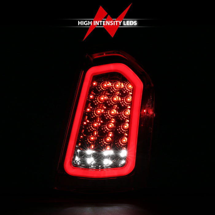 Anzo USA 321344 Tail Light Assembly; LED; w/Chrome Sequential Lens; Pair; - Truck Part Superstore