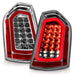 Anzo USA 321344 Tail Light Assembly; LED; w/Chrome Sequential Lens; Pair; - Truck Part Superstore