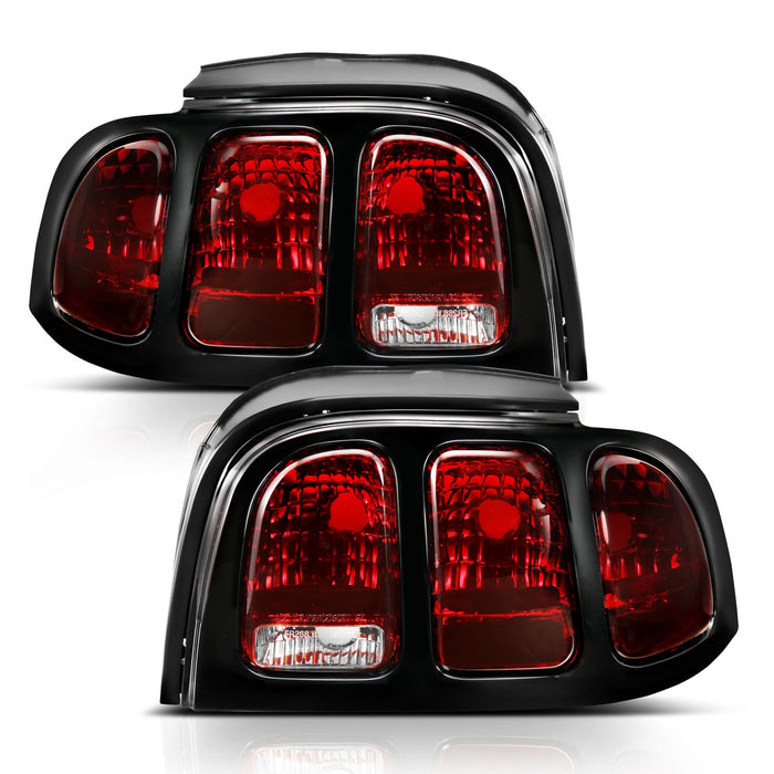 Anzo USA 321350 Tail Light Assembly; Dark Red Lens; OE Style; - Truck Part Superstore