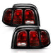 Anzo USA 321350 Tail Light Assembly; Dark Red Lens; OE Style; - Truck Part Superstore