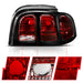 Anzo USA 321350 Tail Light Assembly; Dark Red Lens; OE Style; - Truck Part Superstore
