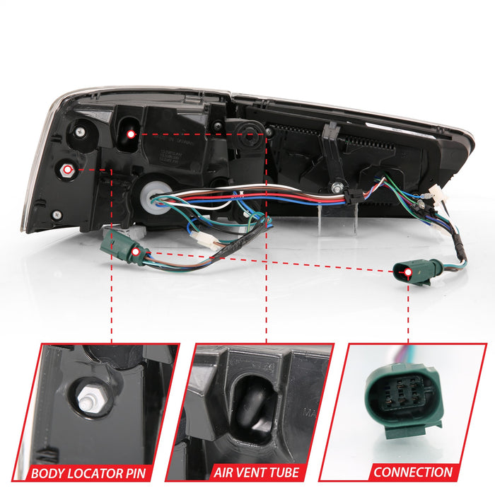 Anzo USA 321353 Tail Light Assembly - Truck Part Superstore