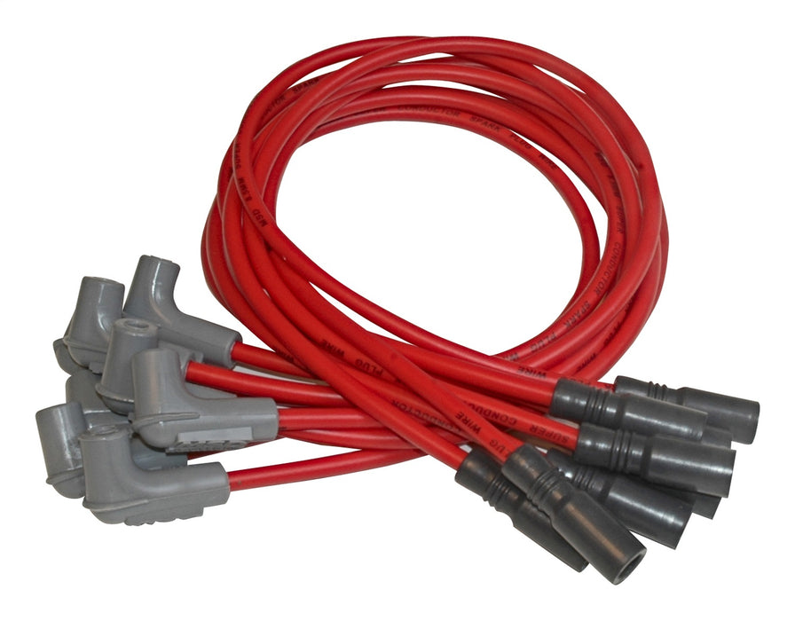 MSD 32149 Custom Spark Plug Wire Set; 8.5mm; Red; Custom Fit To OEM Specifications; - Truck Part Superstore