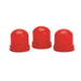 AutoMeter 3214 LIGHT BULB BOOTS; RED; QTY. 3 - Truck Part Superstore