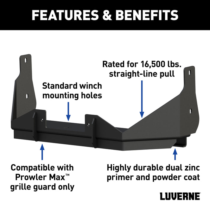 Luverne 321526 Prowler Max Winch Mounting Platform; 16;500 lbs; Select Ford F-150 - Truck Part Superstore