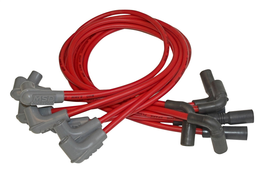 MSD 32159 8.5mm Super Conductor Wire Set; Red; - Truck Part Superstore
