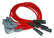 MSD 32169 Custom Spark Plug Wire Set; 8.5mm; Red; Custom Fit To OEM Specifications; - Truck Part Superstore