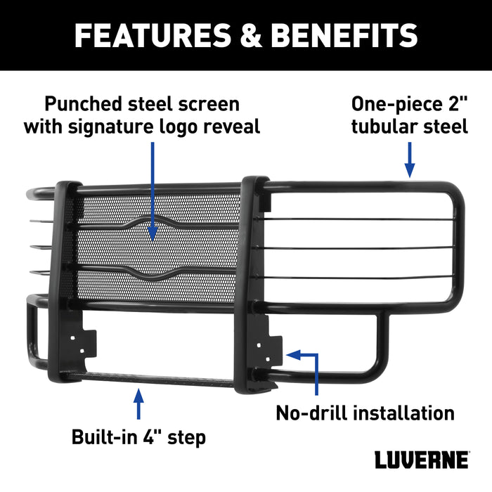 Luverne 321723 Prowler Max Grille Guard Ring/Uprights Black - Truck Part Superstore