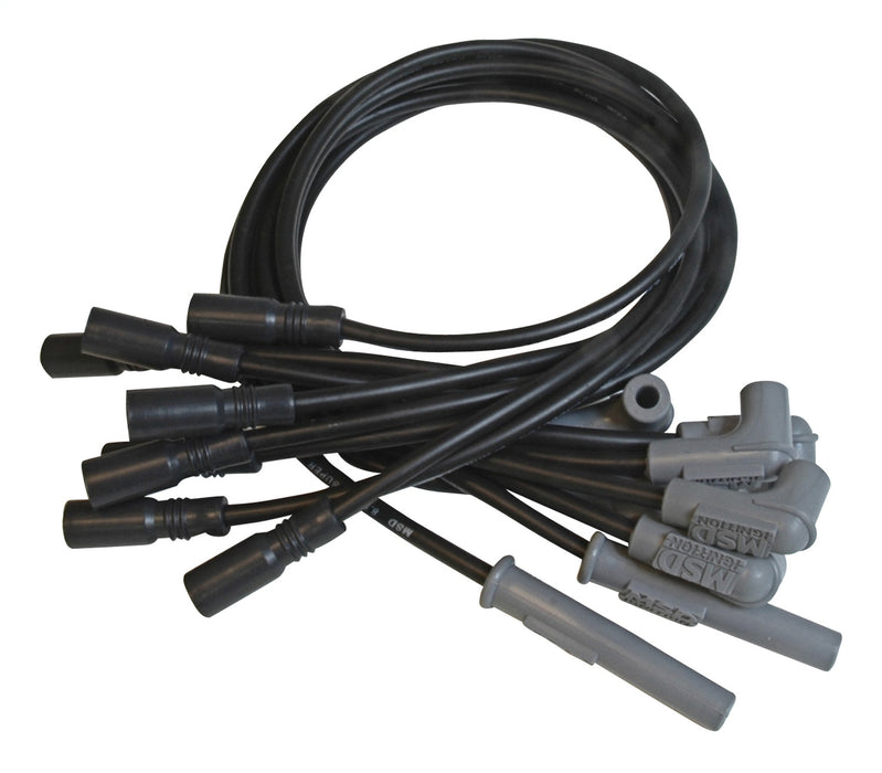 MSD 32173 Custom Spark Plug Wire Set; 8.5mm; Black; Custom Fit To OEM Specifications; - Truck Part Superstore