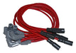 MSD 32179 Custom Spark Plug Wire Set; 8.5mm; Red; Custom Fit To OEM Specifications; - Truck Part Superstore