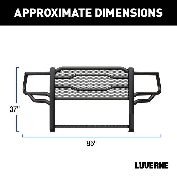 Luverne 321804 Prowler Max Black Steel Grille Guard; Select Ram 2500; 3500; 4500; 5500 - Truck Part Superstore