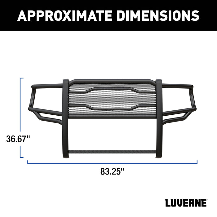Luverne 321805 Prowler Max Black Steel Grille Guard; Select Ram 1500 - Truck Part Superstore