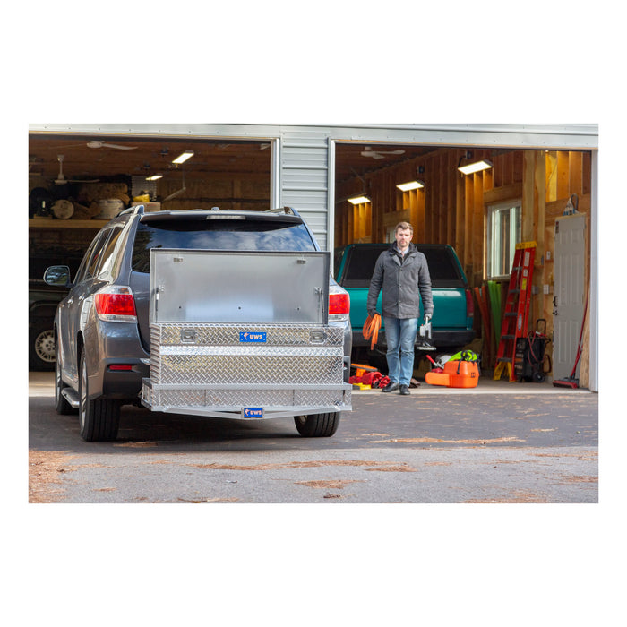 UWS EC20261 UWS EC20261 48-Inch Heavy-Wall Aluminum Cargo Carrier Box; RigidCore Lid - Truck Part Superstore