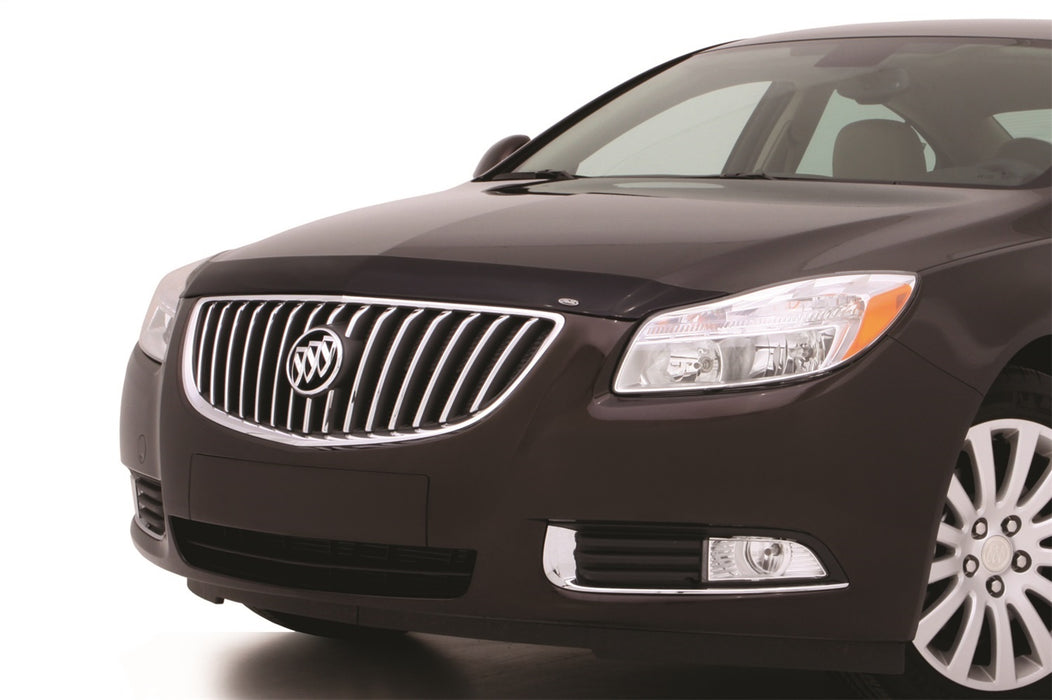 Auto Ventshade (AVS) 322055 Aeroskin Smoke Hood Protector; Low Profile; Grille Fascia Mount; - Truck Part Superstore