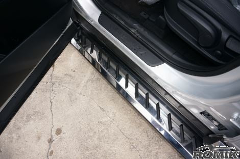 Romik 32215418 Hyundai Santa Fe Running Boards Polished 2019-Present RZR Series Romik - Truck Part Superstore