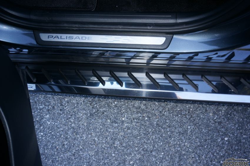 Romik 32216418 Palisade Running Boards 20-22 Hyundai Palisade Stainless Steel RZR Series Romik - Truck Part Superstore