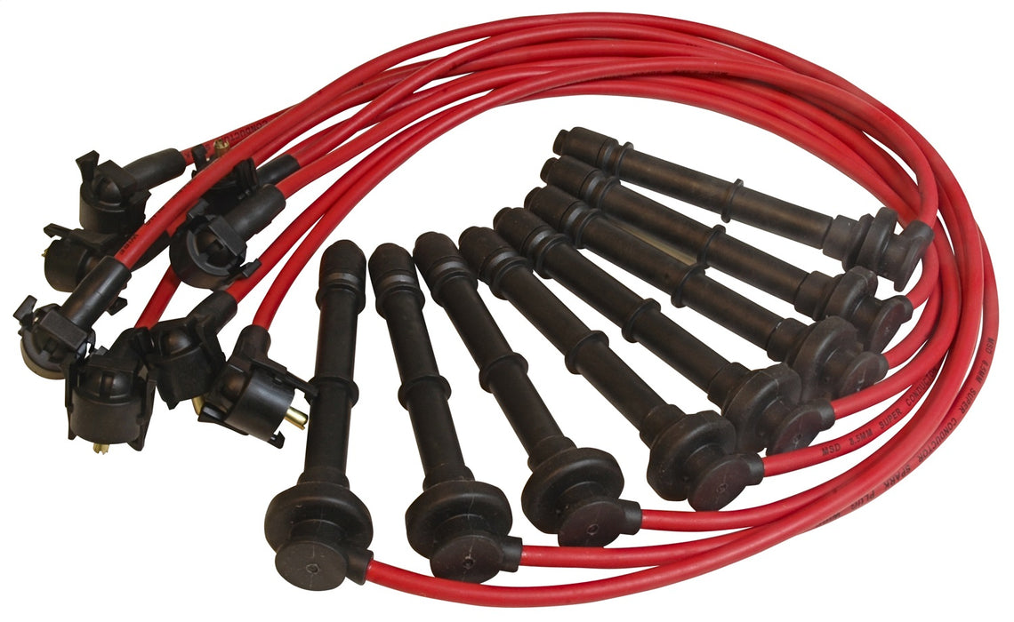 MSD 32219 Custom Spark Plug Wire Set; 8.5mm; Custom Fit To OEM Specifications; Red; - Truck Part Superstore