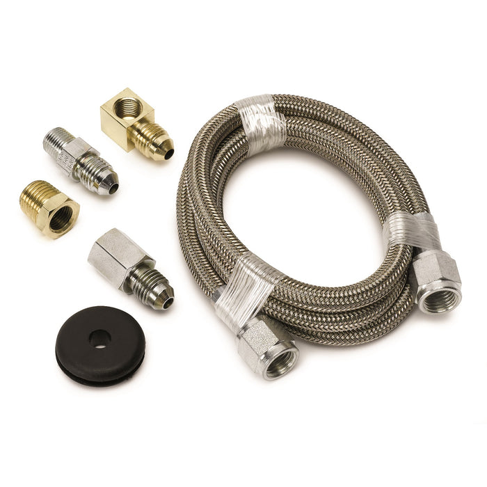 AutoMeter 3227 LINE; BRAIDED STAINLESS STEEL; #4 DIA.; 3FT. LENGTH;-4AN AND 1/8in. NPTF FITTING - Truck Part Superstore