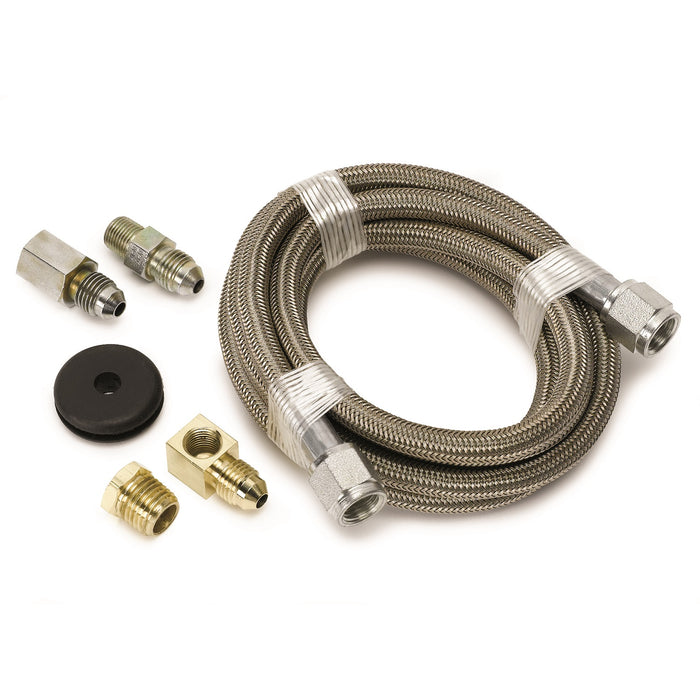 AutoMeter 3228 LINE; BRAIDED STAINLESS STEEL; #4 DIA.; 6FT. LENGTH;-4AN AND 1/8in. NPTF FITTING - Truck Part Superstore