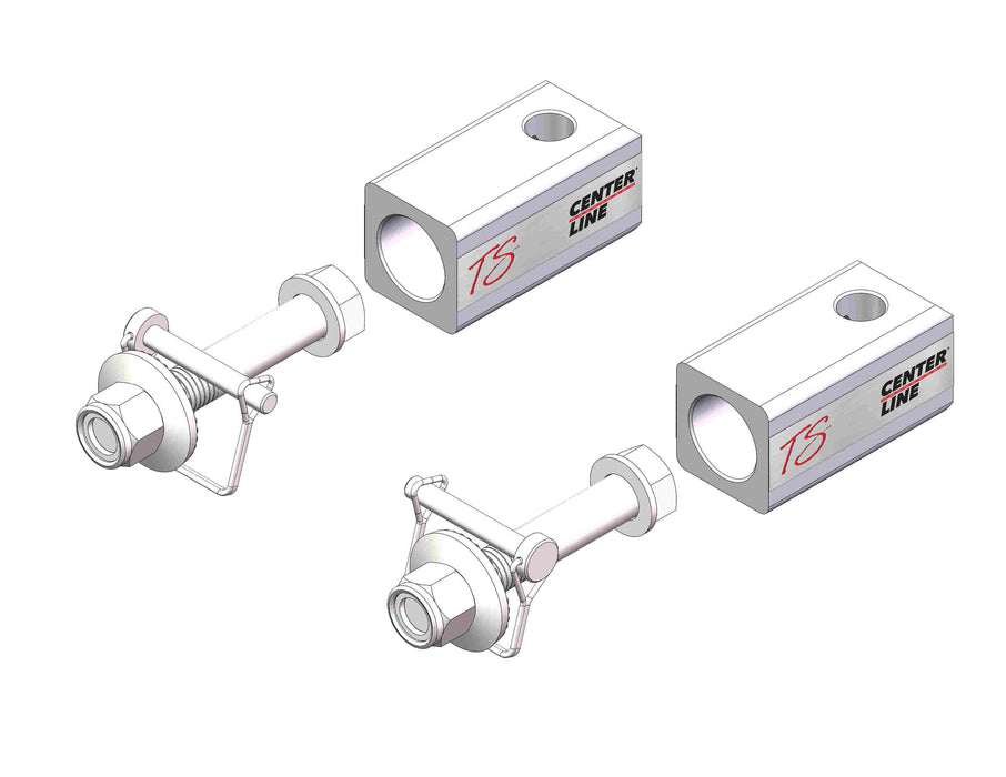 Husky Towing 32332 Right & Left Trunnion/ Bolts/ D Pin For Husky Tow 32215/32216/32217/32218 - Truck Part Superstore