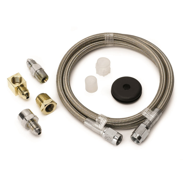 AutoMeter 3234 LINE; BRAIDED STAINLESS STEEL; #3 DIA.; 3FT. LENGTH;-3AN AND 1/8in. NPTF FITTING - Truck Part Superstore