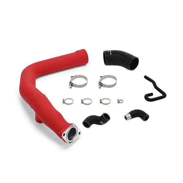 Mishimoto MMICP-WRX-15WRD Subaru WRX Charge-Pipe Kit, 2015-2021 Wrinkle Red - Truck Part Superstore