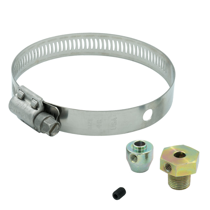 AutoMeter 3256 FITTING KIT; THERMOCOUPLE; 1/8NPT MALE W/SET SCREW/BAND CLAMP; STEEL - Truck Part Superstore