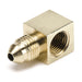 AutoMeter 3270 FITTING; ADAPTER; 90 deg.; 1/8in. NPTF FEMALE TO-3AN MALE; BRASS - Truck Part Superstore
