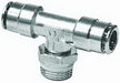 Firestone Ride-Rite 3273 Male Branch Swivel Tee Air Fitting - Truck Part Superstore