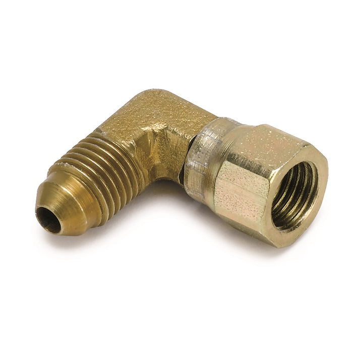 AutoMeter 3274 FITTING; ADAPTER; 90 deg.;-4AN FEMALE TO-4AN MALE; STEEL - Truck Part Superstore