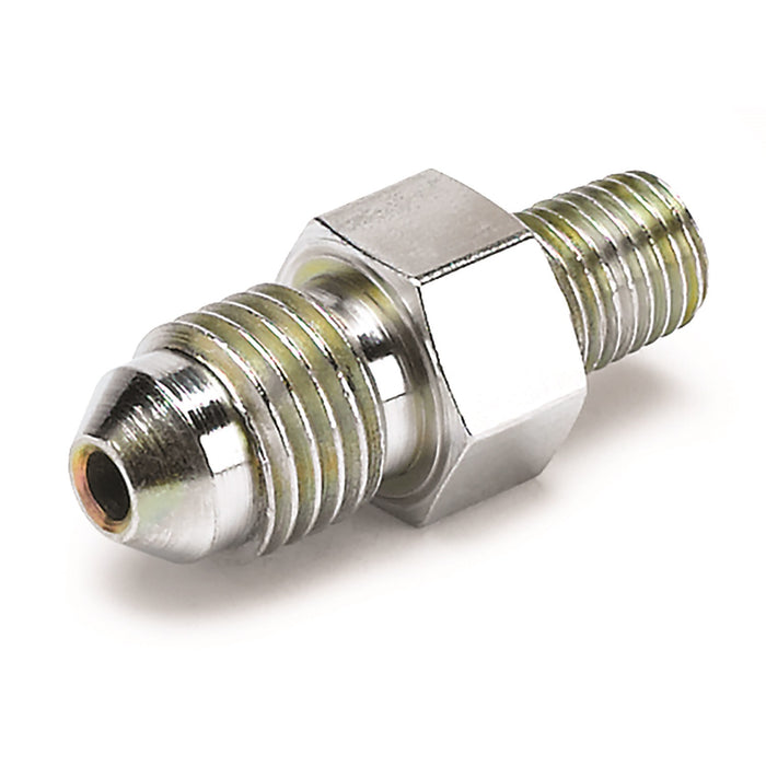 AutoMeter 3275 FITTING; ADAPTER;-4AN MALE TO 1/16in. NPT MALE; FOR FORD FUEL RAIL - Truck Part Superstore