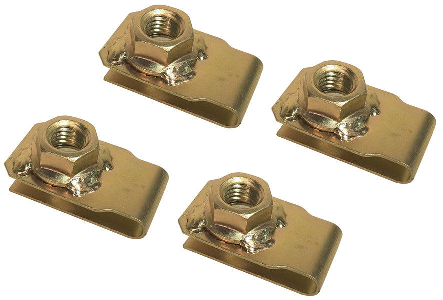 Husky Towing 32767 5/8 Inch  Clip-On Nut Service Kit For Husky 4 Bolt Rails Set of 4 - Truck Part Superstore