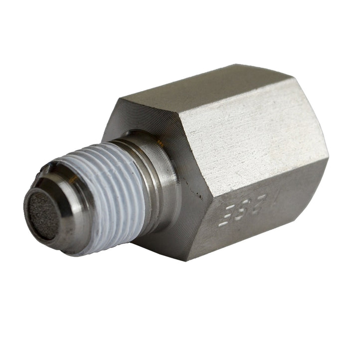 AutoMeter 3279 FITTING; SNUBBER ADAPTER; 1/8in. NPT FEMALE TO 1/8in. NPT MALE; SST; FOR FUEL PR - Truck Part Superstore