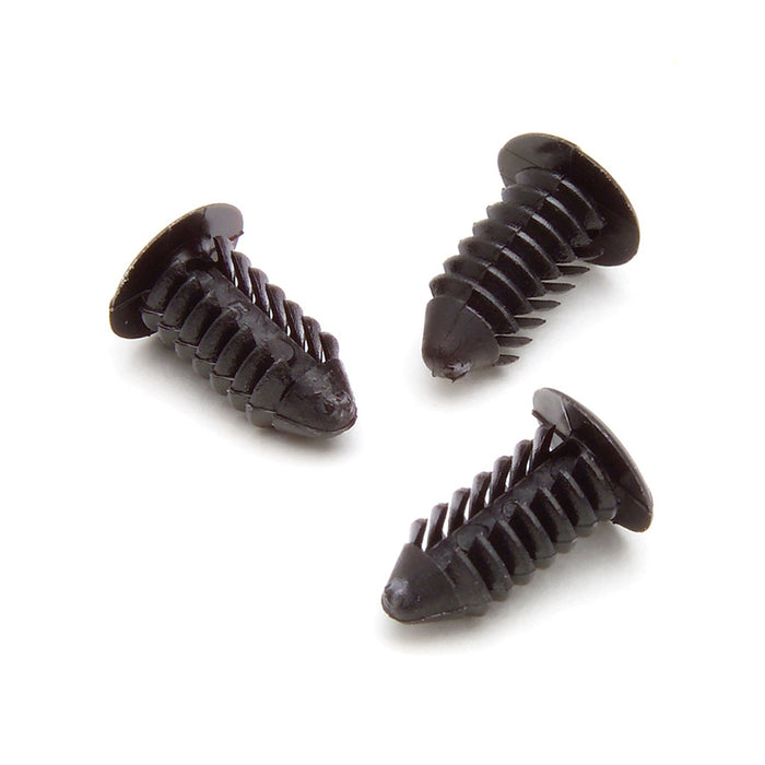 AutoMeter 3282 RATCHET FASTENERS; 100 PCS.; BLACK; FOR GAUGE POD/PILLAR INSTALLATION - Truck Part Superstore