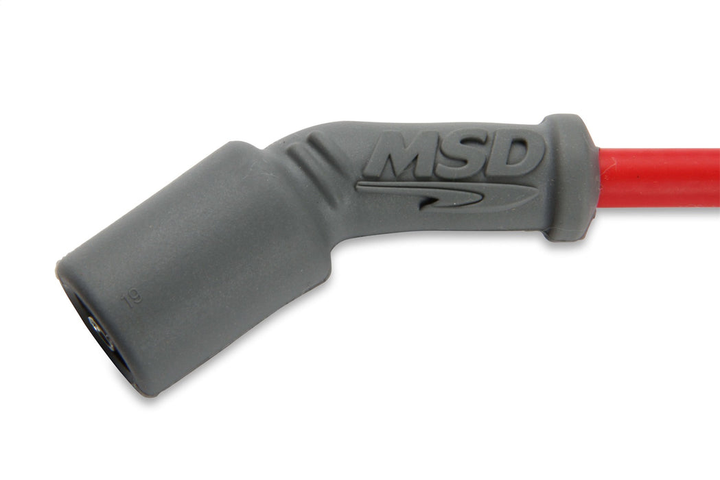 MSD 32829 Custom Spark Plug Wire Set; 8.5mm; Red; LS1 Conversion; OEM Cut; - Truck Part Superstore