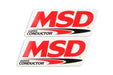 MSD 32829 Custom Spark Plug Wire Set; 8.5mm; Red; LS1 Conversion; OEM Cut; - Truck Part Superstore