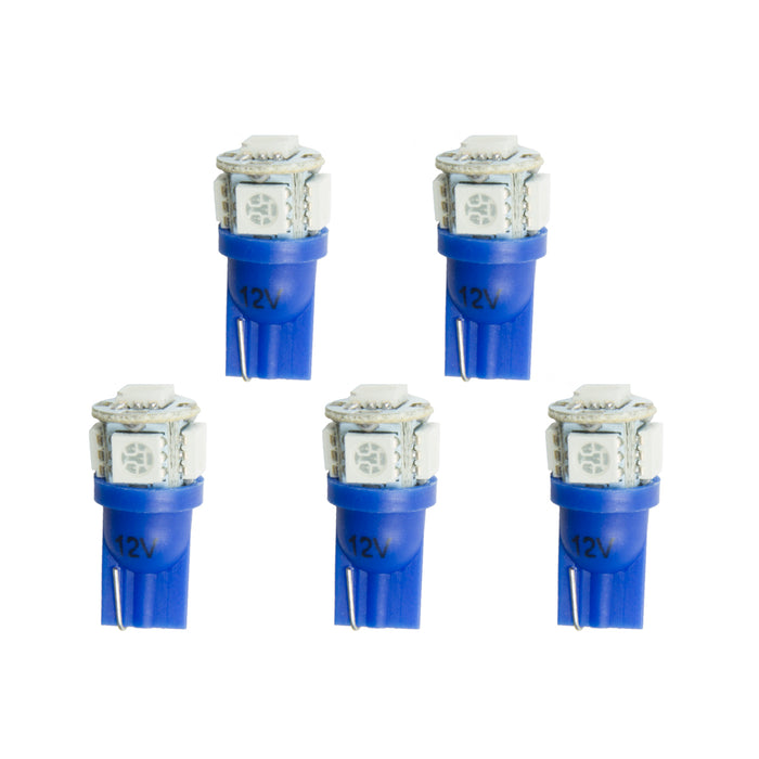 AutoMeter 3286-K LED BULB; REPLACEMENT; T3 WEDGE; BLUE; 5 PACK - Truck Part Superstore