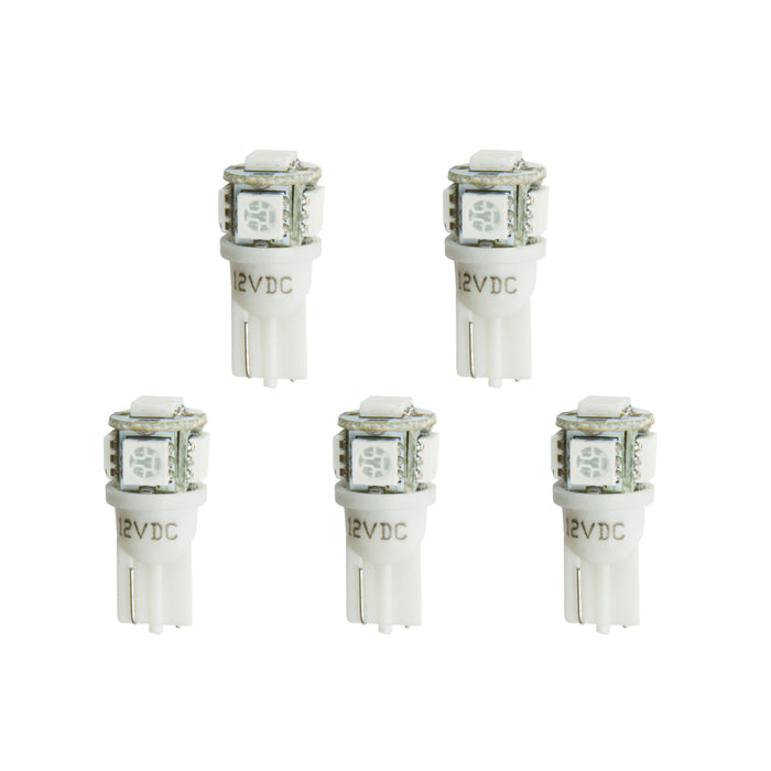AutoMeter 3288-K LED BULB; REPLACEMENT; T3 WEDGE; WHITE; 5 PACK - Truck Part Superstore