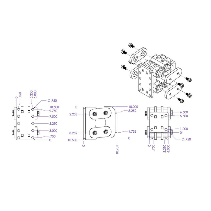 GEN-Y Hitch GH-10052 VICTORY LANE TORSION-FLEX Flat Plate Trailer Coupler 1.5K - 2.4K TW 21K Towing - Truck Part Superstore