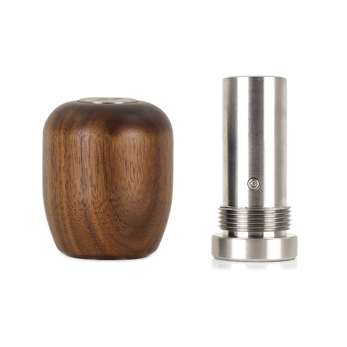 Mishimoto MMSK-WD-SWN Short Steel Core Wood Shift Knob, Walnut Wood - Truck Part Superstore