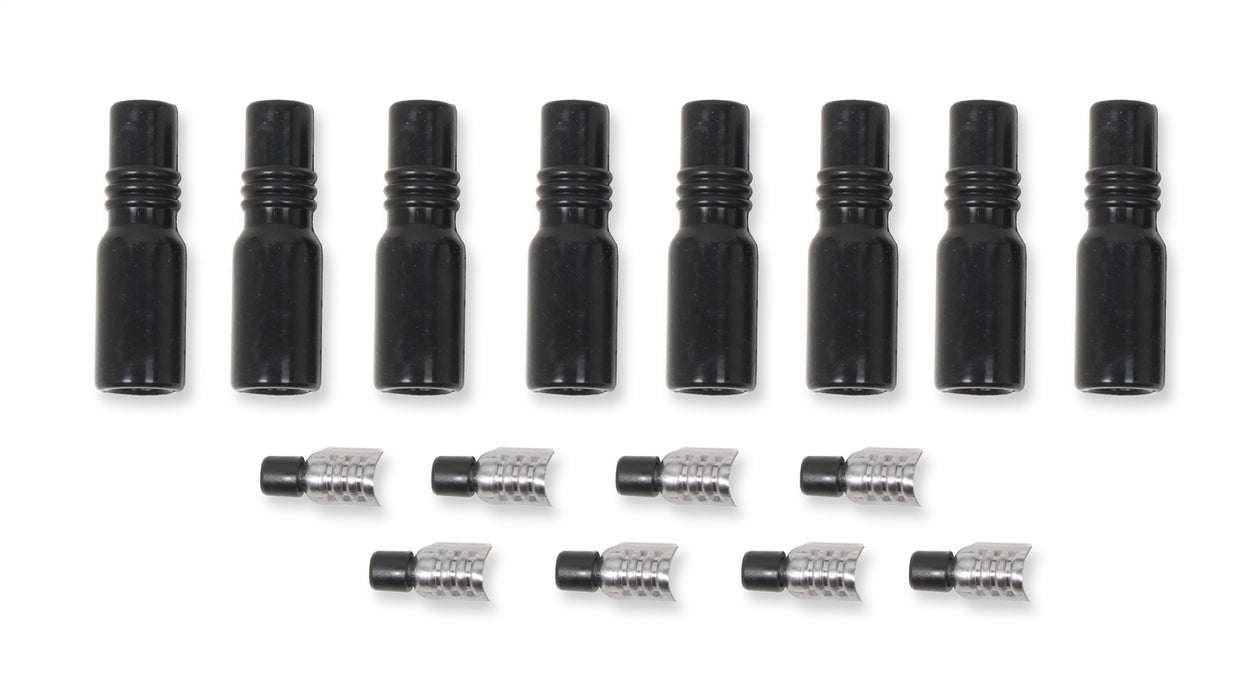 MSD 33028 Spark Plug Boot And Terminal; Straight; GM LT1; 8-Pack; - Truck Part Superstore