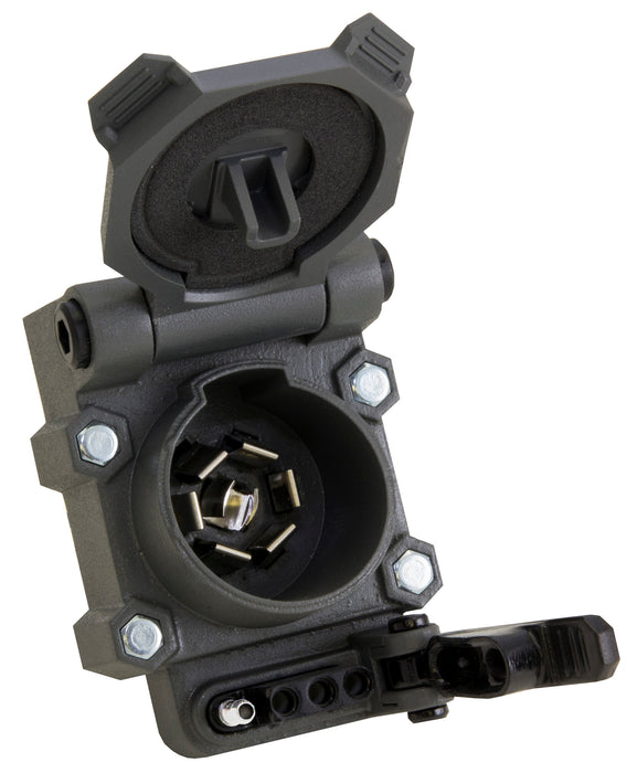 Husky Towing 33058 7 Way Blade and 4 Way Flat Plug-In Style - Truck Part Superstore