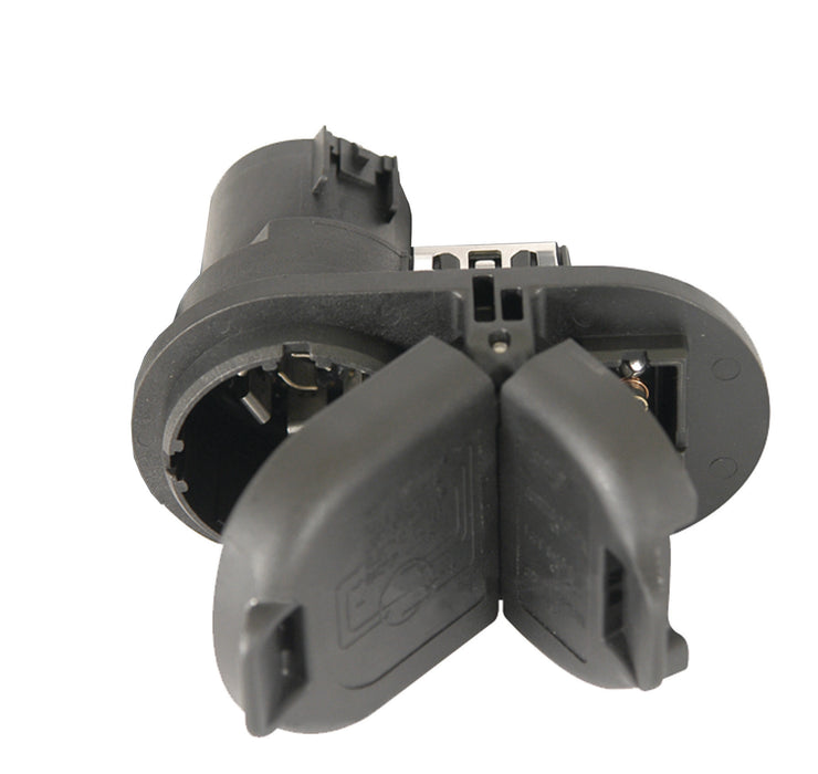 Husky Towing 33059 4 Way Flat & 7 Way Rnd Utilizes OEM Connectors Mounting Bracket Carded - Truck Part Superstore