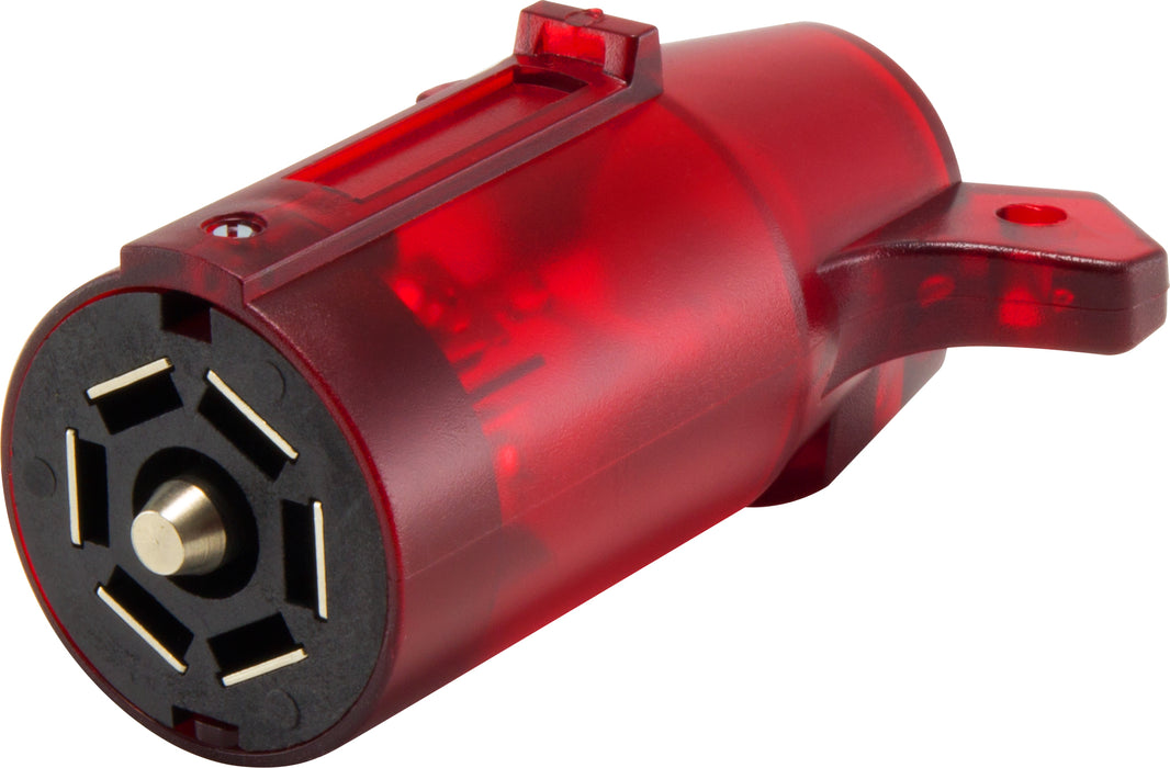 Husky Towing 33067 Trailer Side Plug 7 RV Blade Without Wire Illuminated - Truck Part Superstore