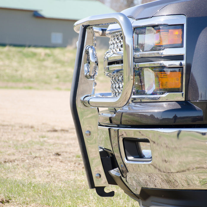 Luverne 330713-330710 2in. Grille Guard-Chrome - Truck Part Superstore