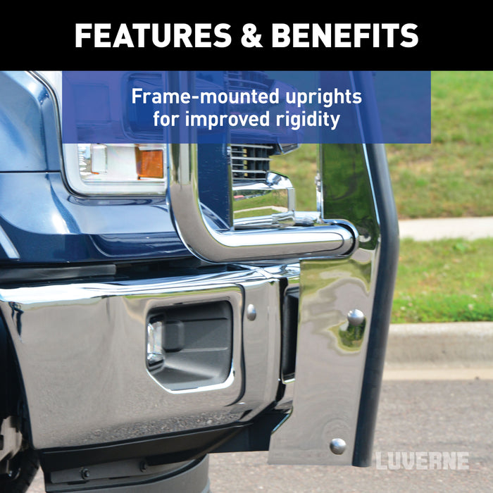 Luverne 330713-331112 2in. Grille Guard-Chrome - Truck Part Superstore