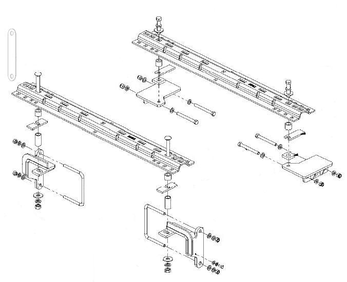 Husky Towing 33073 Fifth Wheel Trailer Hitch Mount Kit - Truck Part Superstore