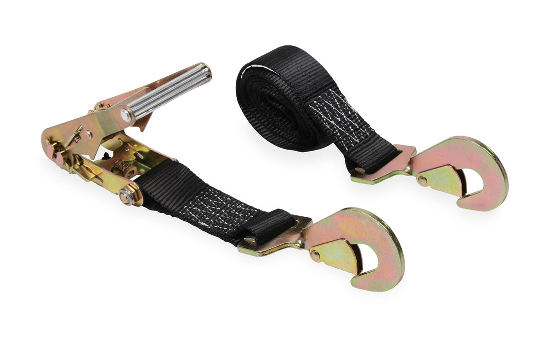 Mr Gasket 33101G Ratchet Strap Tie Down; 2 in. Wide x 8 ft. Long; 10000 lbs. Capacity; - Truck Part Superstore