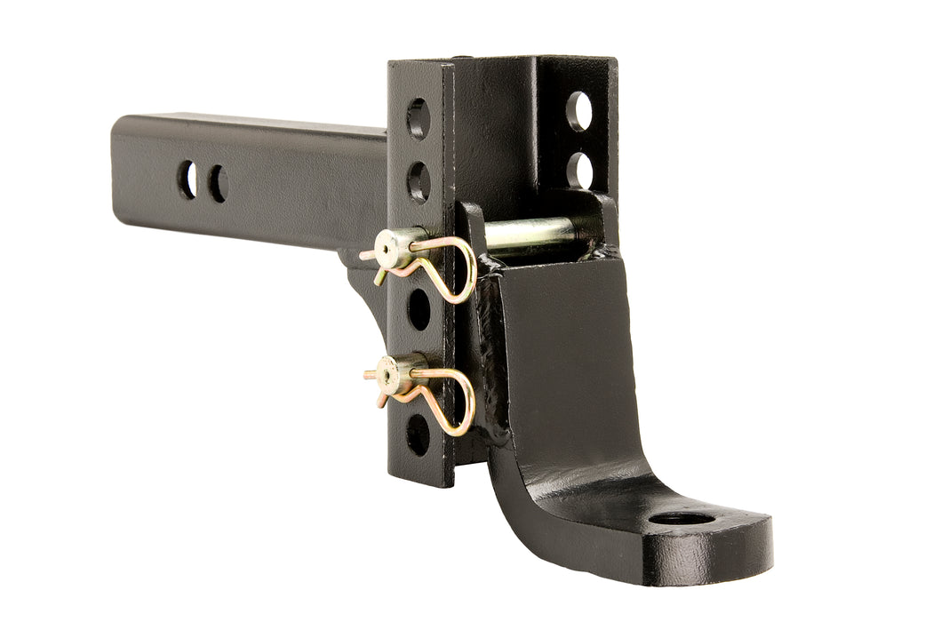 Husky Towing 33108 For 2" Recvr 6K Gross Wt Adjust Drop Or Rise Accepts 1" Shank W/O Ball Blk Steel - Truck Part Superstore